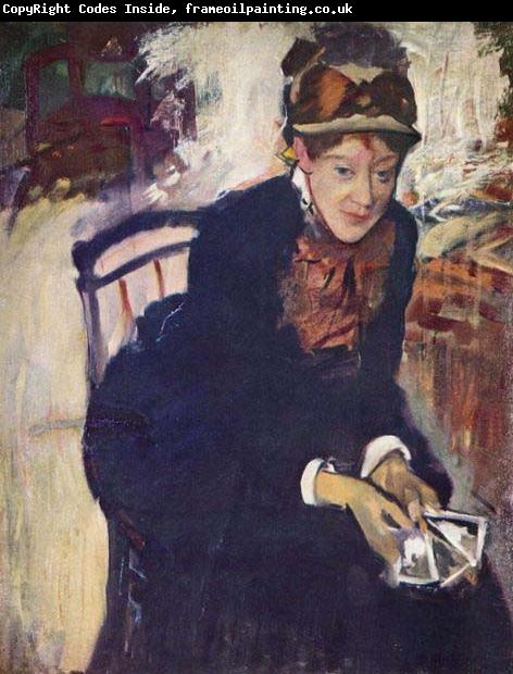 Mary Cassatt Degas, Portrait of Miss Cassatt